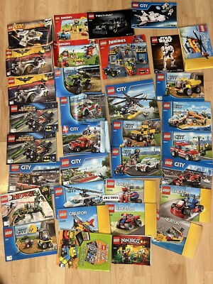 LEGO Bedienungsanleitung Bundle - Star Wars, Stadt, Schöpfer, Batman, Junior