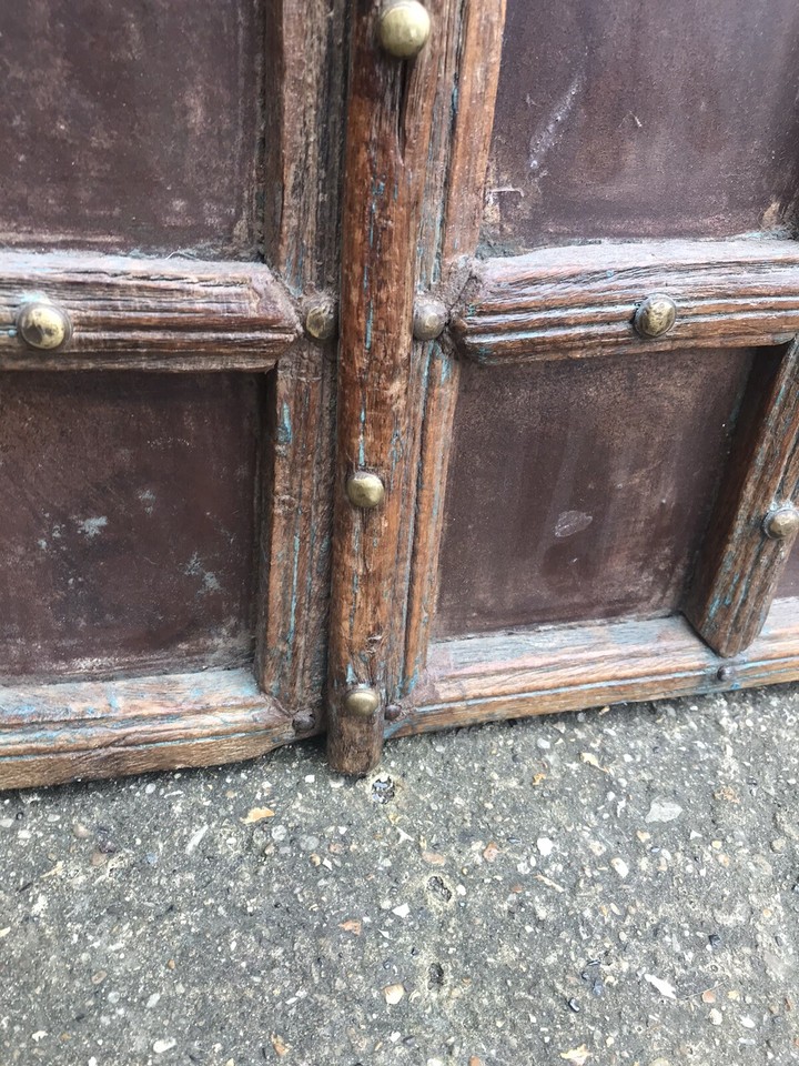 ANTIQUE vintage TURKISH WOODEN DOOR panel shutter furniture