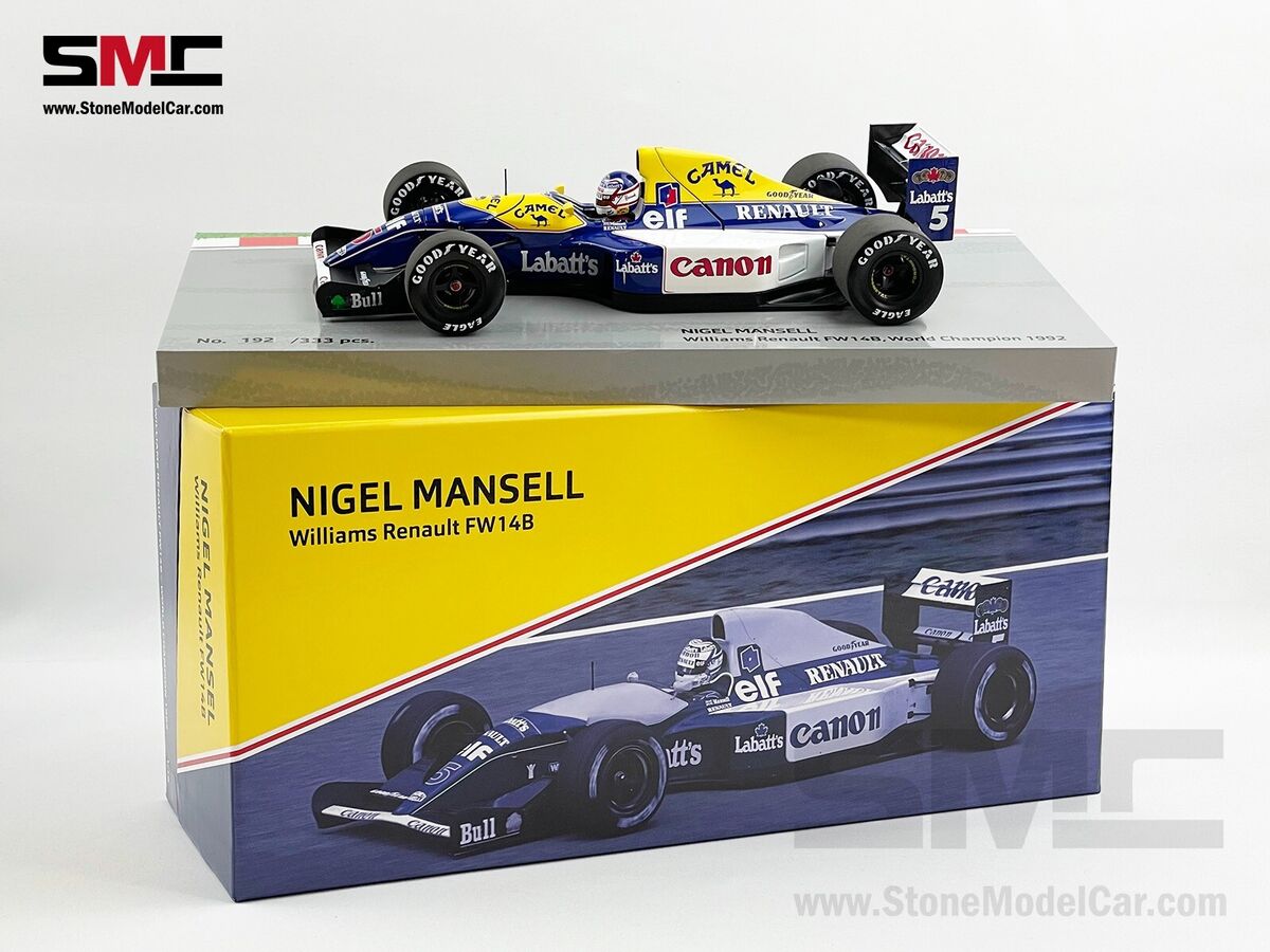 Williams F1 FW14B #5 Nigel Mansell 1992 World Champion 1:18 Williams F1 FW14B #5 Nigel Mansell 1992 World Champion 1:18