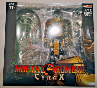 Mortal Kombat Cyrax 1:10 Scale Action Figure by Storm Collectibles NIB 