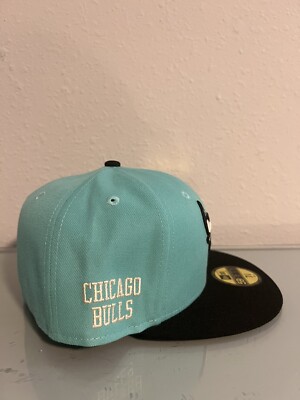 Bulls 59FIFTY 7 3/8 水色×緑 US限定モデル