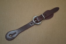 Kids Spur Straps - 5/8" - Burgundy Latigo - 1 Pair E497 