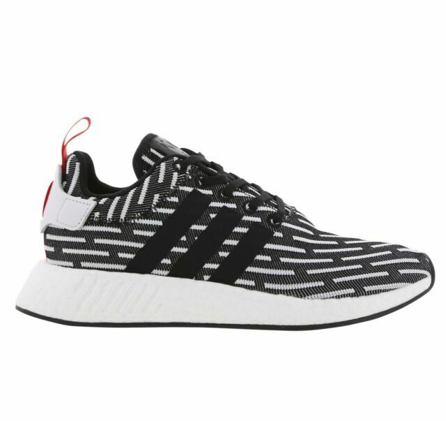 adidas nmd white black stripes