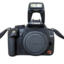 Canon EOS Rebel XT Black DSLR Digital Camera Body Only Tested No Charger