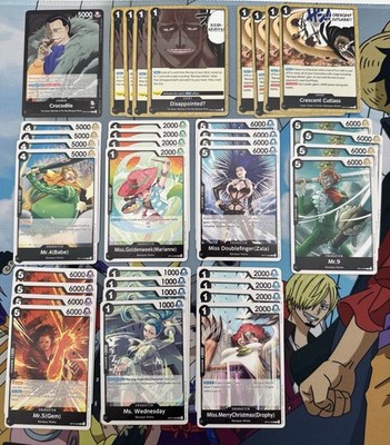 One Piece TCG OP14 Competitive Crocodile Deck w/ 10 Dons!! - Sleeved | eBay One Piece TCG OP14 Competitive Crocodile Deck w/ 10 Dons!! - Sleeved | eBay