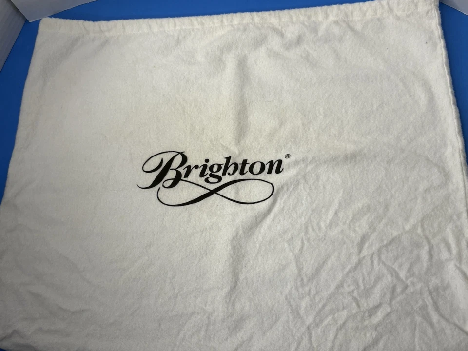 BRIGHTON Drawstring Dust Bag Dust Cover for Purse Handbag Shoes 19.5" x 15" FS! - Image 3 of 4