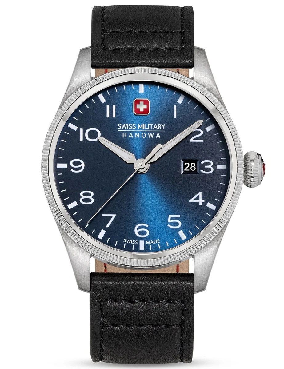 Swiss Military Hanowa Orologio Greyhound Chrono Uomo – 43 Mm, Vetro Zaffiro, Movimento Al Quarzo Svizzero Ronda, Acciaio - 2