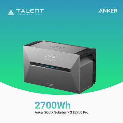 Anker SOLIX Solarbank 3 E2700 Pro