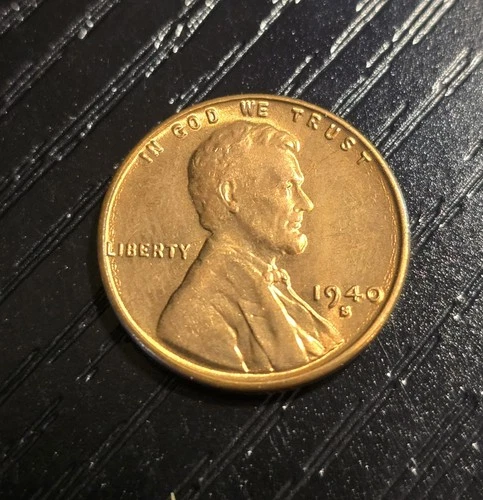 1940-S Lincoln Wheat Cent Penny Circulated Luster Common Date Nice Filler