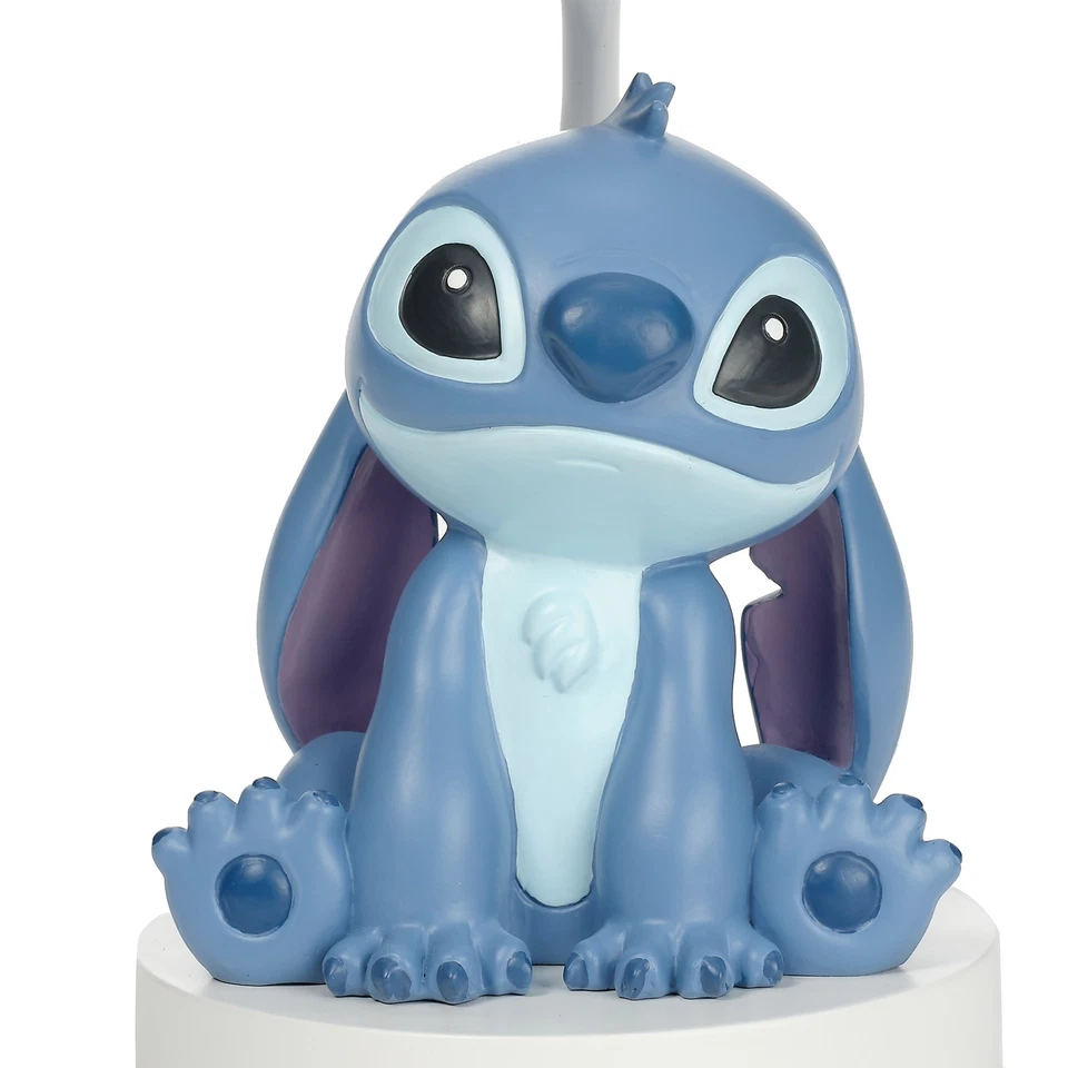 Lámpara y pantalla esculpidas a mano pintadas a mano en 3D Disney Stitch originales para dormir Foto 4 de 4