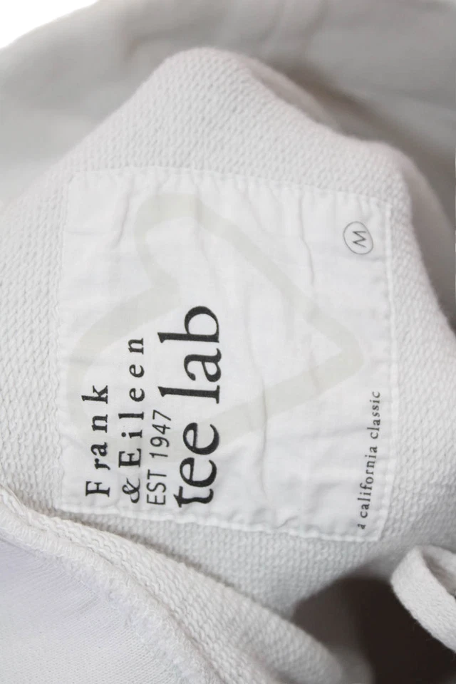 Conjunto de falda lápiz recta Frank & Eileen para mujer blanco algodón talla M Foto 4 de 4