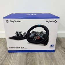 Logitech G29 Driving Force Racing Wheel & Pedals PS5/PS4/PC/Mac Open Box