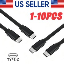 USB-C to USB C Type-C Fast Charging Data SYNC Charger Cable Cord 3/6/10FT lot