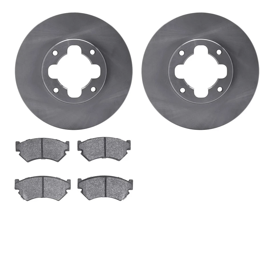 For Subaru Justy 1989-1994 R1 Concepts Front Brake Kit w Optimum Pads — 第 2/3 张图片