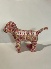 Victoria's Secret PINK Dog Plush Dream Flowers Floral Stuffed Animal