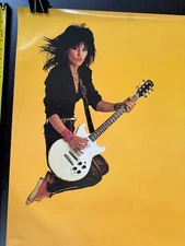 1983 Joan Jett And the Black Hearts Album Promo Poster 23”x34” VG Condition
