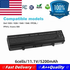 5200mAh Battery for Dell inspiron 1545 1525 1526 1546 X284G 1440 VOSTRO 500 V500