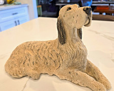 Vintage 1992 Sandicast English Setter Figurine #386 by Sandra Brue – Blue Belton