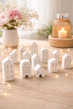 Silikonform H&auml;user 12er Set DIY Keraflott Raysin Gie&szlig;form Mini H&auml;user Deko