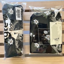 NWT Kyte Baby Swaddle Blanket Changing Pad Cover In Small Midnight Magnolia