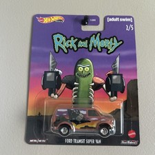2020 Hot Wheels Rick and Morty Pop Culture #2 Ford Transit Super Van Adult Swim
