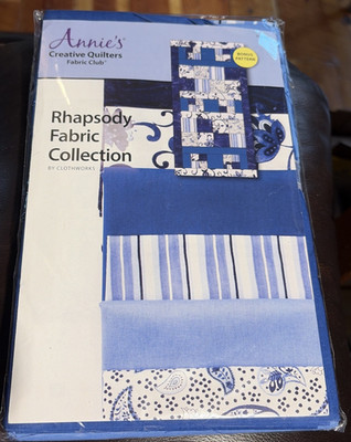 Annie's Creative Quilters Fabric + Pattern Rhapsody Fabric Collection FQ958 New
