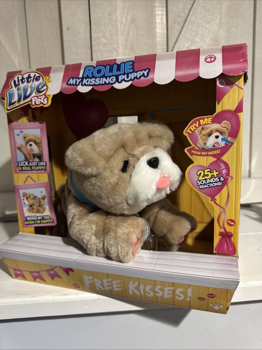 Little Live Pets, Rollie My Kissing Puppy Pet Plush 696576372650| eBay