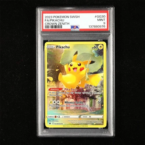 PSA 9 MINT 2023 Pokemon ENG Pikachu F GG30/GG70