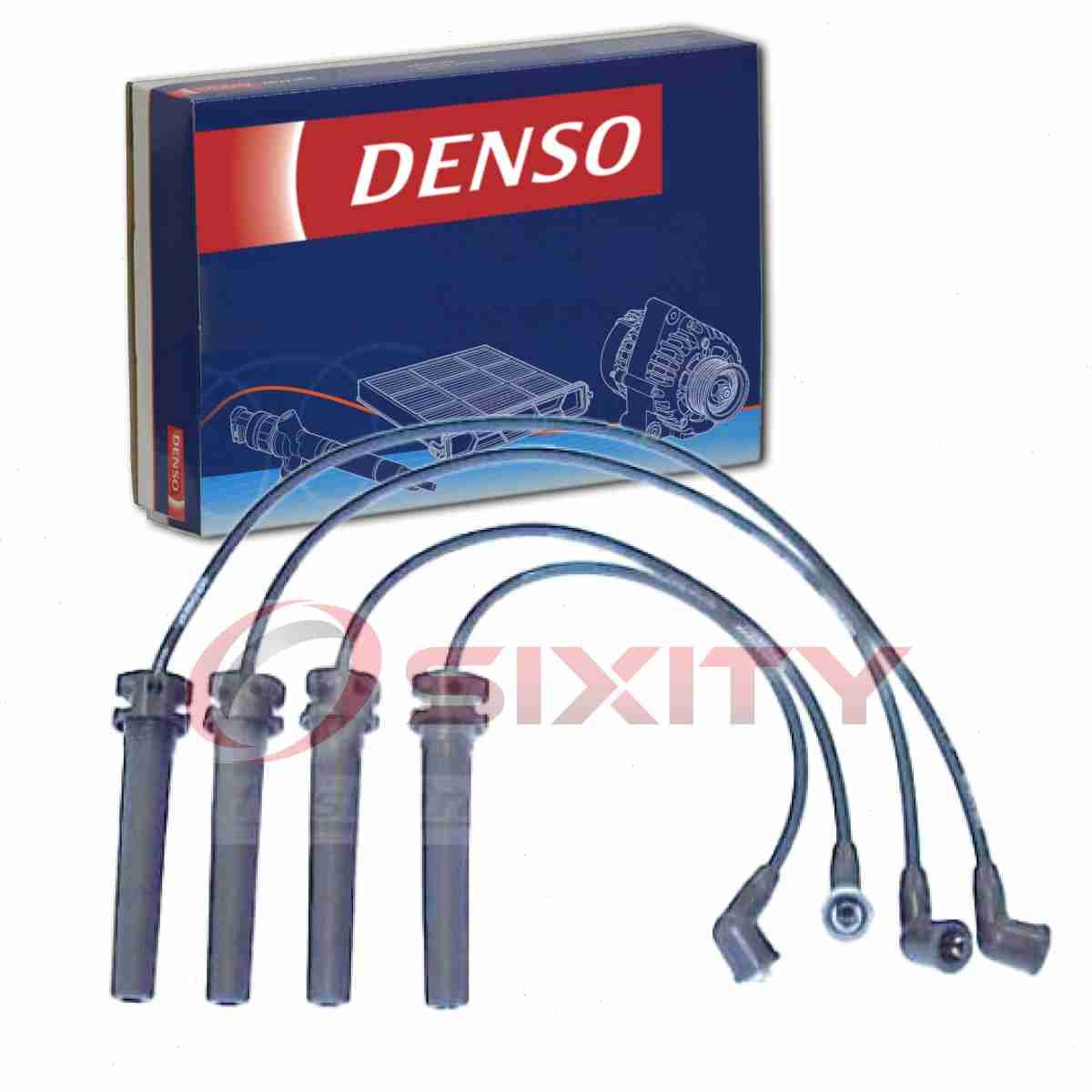 DENSO 671-4210 Spark Plug Wire Set for NX101 97092 7586 744 6714210 52002 ln