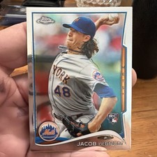 2014 Topps Chrome Update Rookie Jacob deGrom #MB-19 New York Mets Baseball