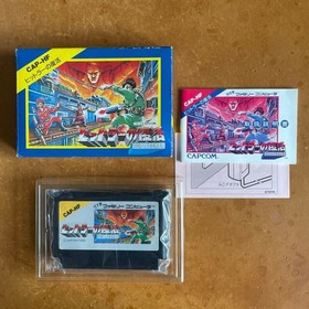 Bionic Commando Hitler no Fukkatsu FC Nintendo Famicom NES CIB JP Import Tested