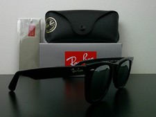 Classic Ray-Ban RB2140 Wayfarer Sunglasses Black Mirrored Never Worn
