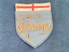 SCUDETTO STOFFA STEMMA A.C. SPERANZA ANNI'20 '30 SQUADRA LIGURIA
