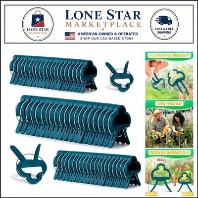 Versatile 60 Pcs Plant Clips for Vines - Large & Small Sizes for Garden Use