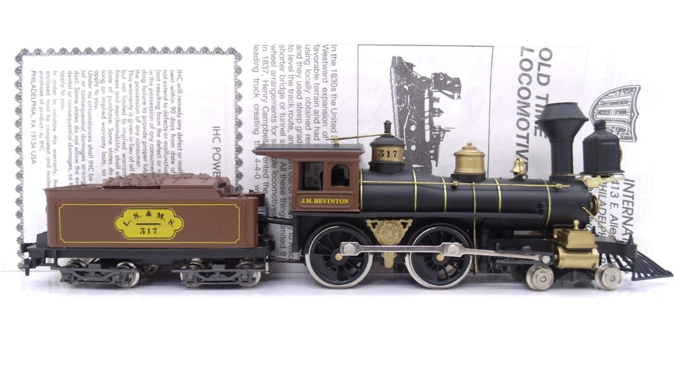 IHC HO 4-4-0 American Lake Shore Michigan Southern LS&MS Steam Locomotive Tender - Image 2 of 4