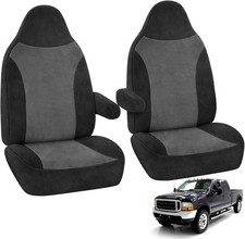 Front Seat Covers Replace For 1999 2000 2001 Ford F150-550 High Back Captain ...