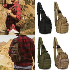 Outdoor Tactical Sling Bag Military MOLLE Crossbody Pack Chest Shoulder Backpack