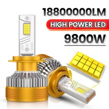 9800W H7 LED Car Headlight H4 H11 Bulbs 9012 18800000LM Auto Lamp 6000K 12V 24V