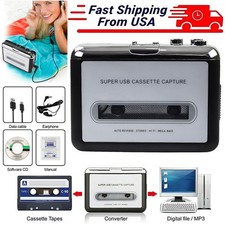 Cassette Player Converter Recorder Portable Convert Tapes to Digital MP3 Music