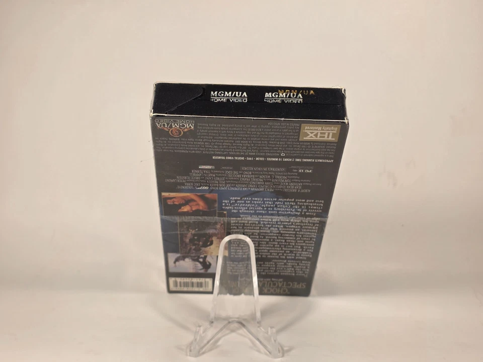 James Bond Golden Eye VHS Video Tape 1995  MGM Widescreen NEW/SEALED Watermarks! Foto 4 de 4