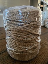 Large Spool Of Natural Jute Rope/Twine, Unsure Of Thickness