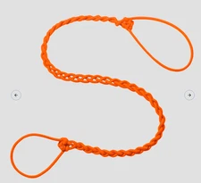 Rip Tie 2.5mm Tangle Free Hair Tie, 34", Solar Flare, Single