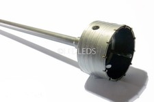 Fresa a Tazza mm 120 CAROTATRICE CON ASTA SDS MAX  650 MM