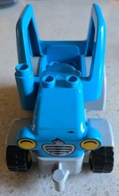 LEGO DUPLO - CELESTIAL AND GREY FARM TRACTOR - 10525 - VINTAGE - USED