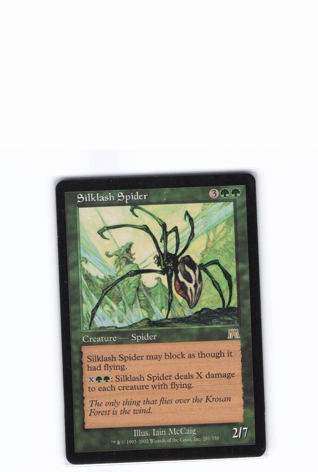 SILKLASH SPIDER 281 RARE MAGIC: THE GATHERING