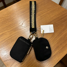 NWT Lululemon Dual Pouch Wristlet Wordmark Wa...