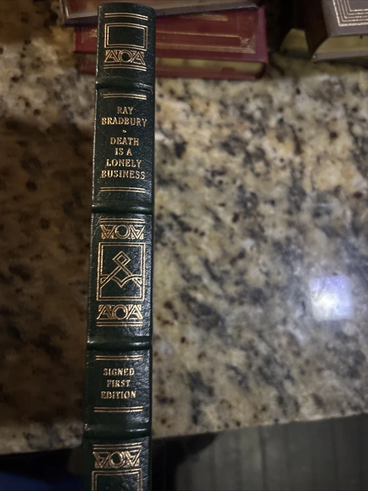 Science Fiction Book Ray Bradbury Death is a Lonely Business Signed 1st Edition - Image 3 of 3