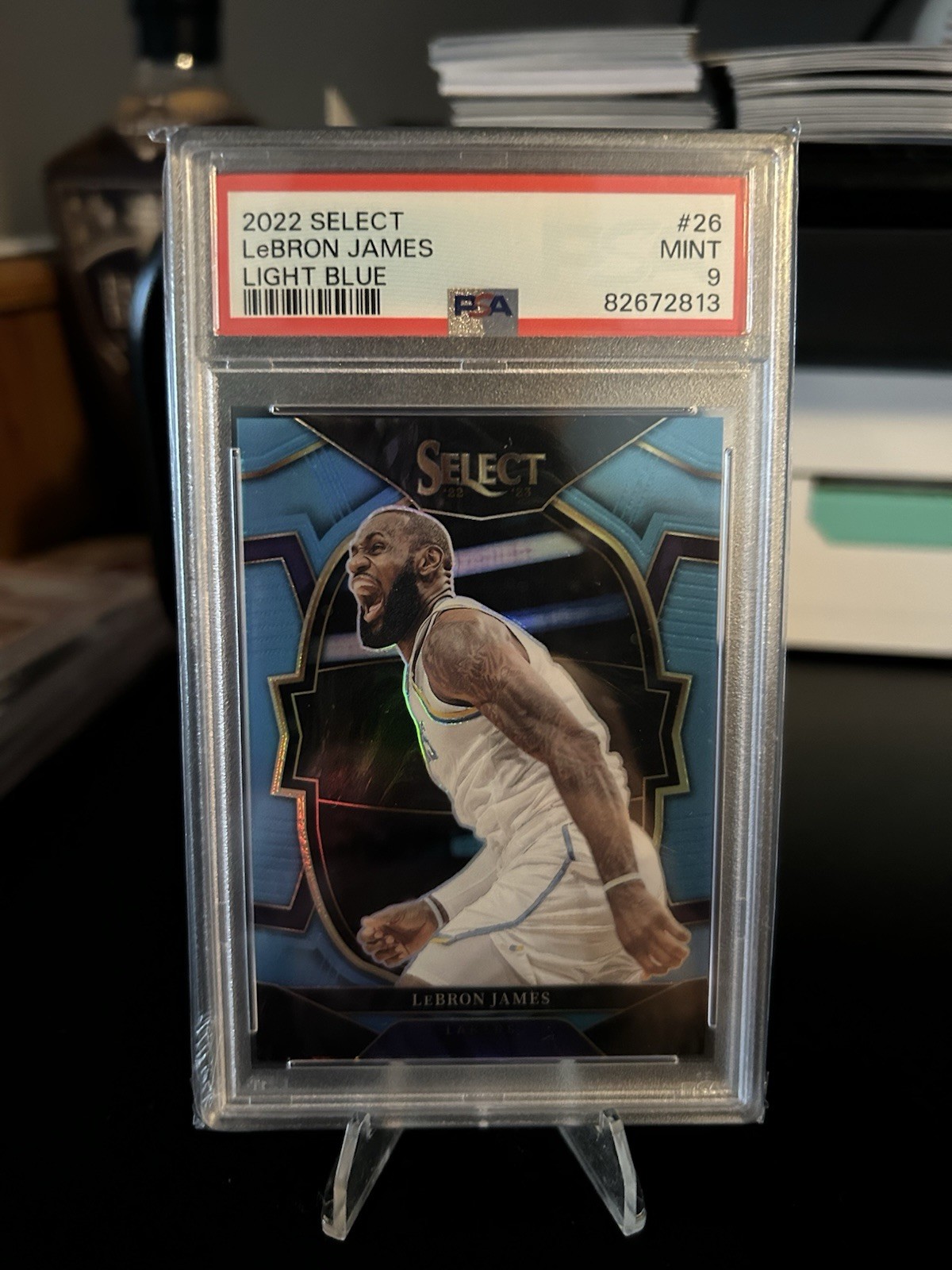 2022-23 Panini Select - Concourse LeBron James #26 Light Blue Prizm /299