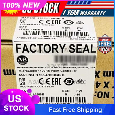 Sealed AB 1763-L16BBB SER B MicroLogix 1100 16 Point Controller US Free Tax