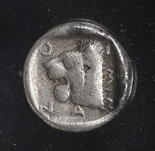 ASSUS in Troas Athena & Lion NGC Choice Hemidrachm Ancient Silver Greek Coin 623